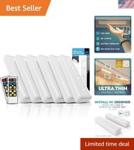 Battery Operated LED Under Counter Lights - Remote Control &amp; Timer – 6-P... - $1,120.91 MXN