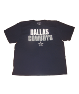 NFL Dallas COWBOYS Navy Blue T-shirt Size 2XL - £11.66 GBP