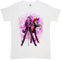 Joker and Harley Quinn Laugh Retro T-Shirt White - £23.86 GBP+