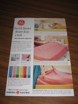 1954 Print Ad GE Blanket General Electric Bridgeport,CT - $8.64