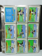 Vintage 1990 Upper Deck MLB Looney Tunes Trading Card Lot of 35 Pages with Holos - £15.68 GBP