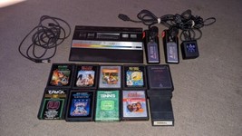 Atari 2600 Jr   Rainbow w/  joysticks adapters, 10 GAMES ALL TESTED To W... - $148.49