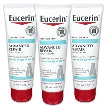 Eucerin Advanced Repair Foot Cream - Fragrance Free, Foot Lotion for Very Dry Sk - £30.37 GBP