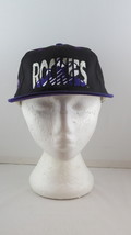 Colorado Rockies Hat (VTG) - Logo Blend Script Front - Adult Sanpback - £38.55 GBP