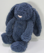 Jellycat Bashful Bunny Navy Blue 3432 12&quot; Plush Stuffed Animal - £11.26 GBP
