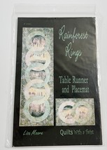 Rainforest Rings Table Runner Placemats Pattern Lisa Moore Quilts with a... - $9.74