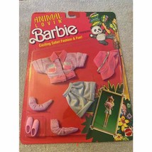 Vintage 1988 Animal Lovin&#39; Barbie Fashions Outfit #1593 NEW &amp; Sealed - £16.64 GBP