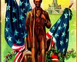 Lincoln Monument Springfield IL Raphael Tuck 1910s Embossed Postcard UNP... - $4.42