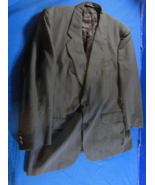 2 BUTTON DESIGNER CHRISTIAN DIOR PARIS NEW YORK GRAY SUIT JACKET 42L - $703.90 MXN