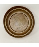 Vintage Brass Copper Brass Mold Bowl Dish 8.25 X 2 inch Boho Farmhouse D... - $9.85