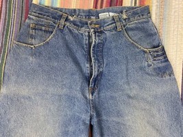 Vintage 90s Extreme Control Baggy y2k Blue Denim Jeans Mens 34x34 Skater - $34.64