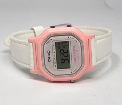 Casio LA11WL-4A,  Women&#39;s Digital White Leather Watch, Alarm, Chronograp... - $19.80