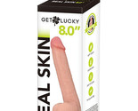 Get Lucky 8.0&quot; Real Skin Series - Flesh - £29.95 GBP