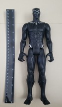 Black Panther 12&quot; Action Figure 2017 Marvel Hasbro Avengers Titan Hero - £6.97 GBP