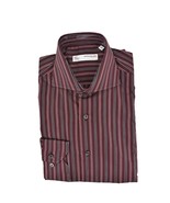 POGGIANTI Mens Shirt Striped Classic Slim Multicolor Size S 1958 - £36.04 GBP