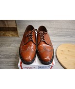 Mason Shoe Velvet-eez  Mens 9.5 D Brown Oxford Dress Leather Lace Up - £28.01 GBP