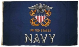 3x5 United States Navy New USN Anchor Eagle Crest 150D Polyester Flag 3&#39;x5&#39; - £20.55 GBP
