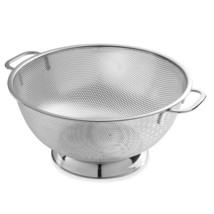 Bellemain 5 Qt Metal Colander with Handle | Pasta, Spaghetti, Berry, Fru... - £34.61 GBP