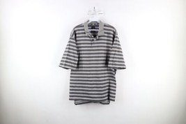 Vintage Nike Golf Mens Large Travis Scott Mini Swoosh Striped Polo Shirt Cotton - £46.42 GBP