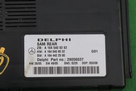 Mercedes Signal Acquisition Module SAM REAR A1645409262 Delphi 28056037 image 2