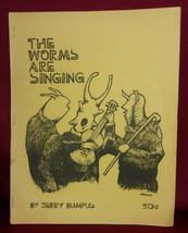 Jerry Bumpus The Worms Are Singing Vagabond Press 1973 Stapled Wraps Short Story - £56.56 GBP