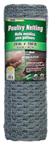 24&quot; x 150&#39;, 1&quot; Mesh, Galvanized Poultry Net, 20 Gauge. Chicken Wire 150110 - $77.29