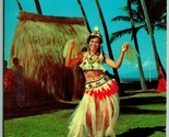 Tahitian Dancer Hawaii HI UNP Chrome Postcard F7 - $2.63