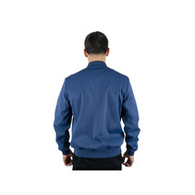 Mens Platini Bamber Jacket with Lion Rhinestone Design Zip up BMJ8133 Blue image 4