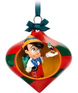 Disney Pinocchio and Jiminy Cricket Droplet Sketchbook Ornament Authenti... - $29.68