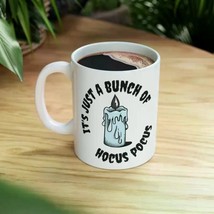1pcs 11oz Hocus Pocus Mug, Spooky Mug, Halloween Mug, Black Flame Candle... - $12.64