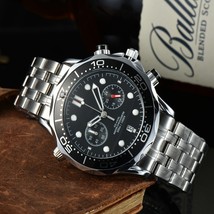 Quartz Watch Men&#39;s Six-Pin Full Function Quartz Watch Swatch Joint  - £56.84 GBP