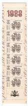 FRANCE 1988 VF MNH Complete Booklet of 6 Stamps +2 labels Scott# B600a CV 6.50$ - £5.00 GBP