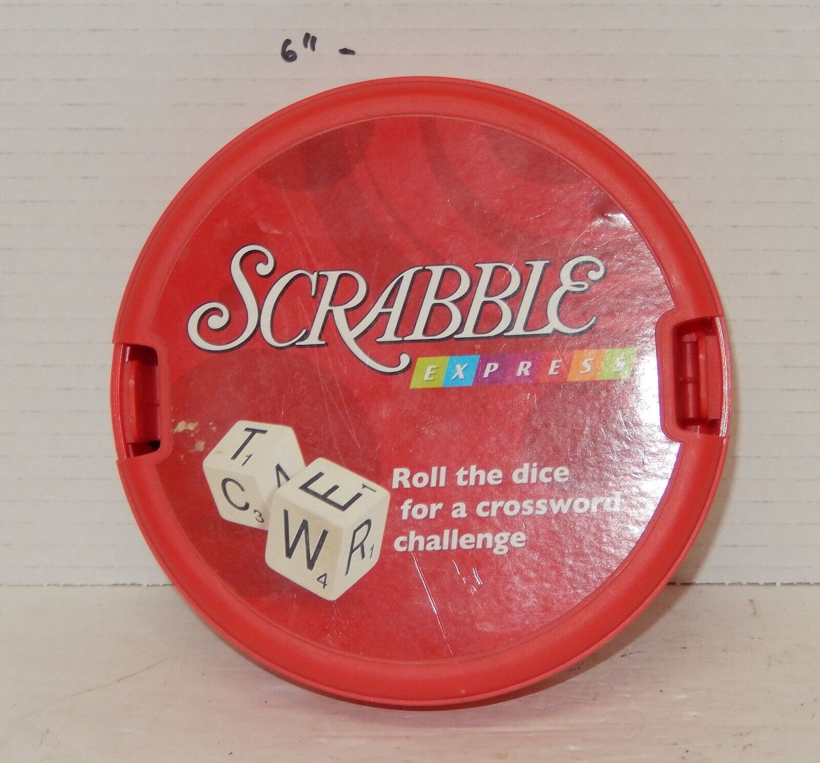 2007 Hasbro Scrabble Express Roll the Dice Crossword Challenge Game Family - $9.85