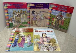 Lot Of 5 Dover / Edupess Coloring Books History - £7.69 GBP