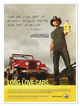 Pennzoil Tim McGraw Brothers of the Sun Tour 2012 Full-Page Print Magazine Ad - £7.58 GBP