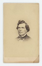 Antique CDV Circa 1860s Striking Older Man in Suit &amp; Bow Tie Morand Brooklyn, NY - £7.57 GBP