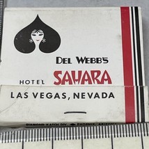 Vintage Matchbook  Del Web’s Hotel Sahara. Las Vegas, Nevada  gmg Unstruck - $14.85