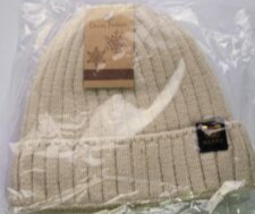 Classic Fashion Kids Short Cuffed Padded Beanie Color Cream One Size Fit All - $6.92