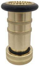 1 Inch Npsh Fire Hose Nozzle Brass Fire Equipment Industial Heavey Duty Spray - $33.99