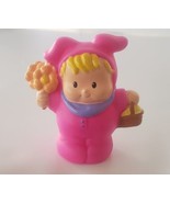 Fisher Price Little People Easter Bunny Costume Figure Pink 2002 Replace... - £4.57 GBP
