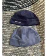 Pair Of Blue Columbia &#39;Mountaindale&#39; L/XL Omni-Heat Fleece Winter Beanie... - $36.66 CAD