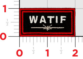 VMU-1 WATCHDOGS WATIF HOOK &amp; LOOP EMBROIDERED PATCH - $34.99