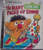  Little Golden Book Sesame Street The Many Faces Of Ernie by Judy Freudb... - $2.72 CAD