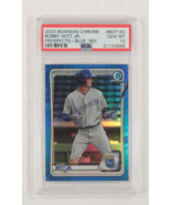 2020 Bowman Chrome Prospects Bobby Witt Jr. Blue Refrattori #BCP-160 PSA 10 - $768.23 CAD