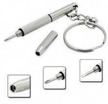 NEW 5 Pcs 3 in 1 Mini Tool Key Chain Eyeglasses Watch Phone Repair Screwdriver - $5.35