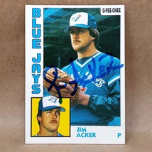 1984 Topps #359 Jim Acker SIGNED Toronto Blue Jays Auto Autographed Card - £2.31 GBP