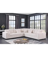 Harwich Cream Corduroy 2-Piece Sectional Sofa - $1,899.00