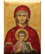 Orthodox icon of Virgin Mary Platytera - £215.59 GBP+