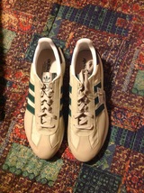 Adidas Men&#39;s Retropy E5 Beige &amp; Green Sneakers - 11.5 - New in Box - £107.91 GBP