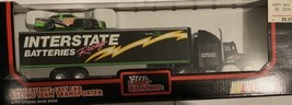Nascar 1:64 Interstate Batteries Die Cast Cab Racing Team Transporter New - £7.78 GBP